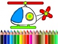Igra Back To School Helicopter Coloring