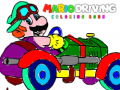 Igra Mario Driving Coloring Book
