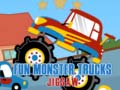 Igra Fun Monster Trucks Jigsaw