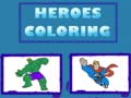 Igra Heroes Coloring 