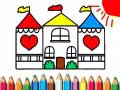Igra Doll House Coloring Book