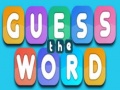 Igra Guess The Word