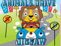 Igra Animals Drive Jigsaw