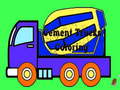 Igra Cement Trucks Coloring