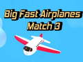Igra Big Fast Airplanes Match 3