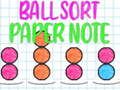 Igra Ball Sort Paper Note