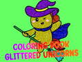 Igra Coloring Book Glittered Unicorns