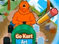 Igra Grizzy and the Lemmings: Go Kart Art