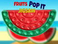 Igra Fruits Pop It Jigsaw