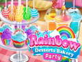 Igra Rainbow Desserts Bakery Party