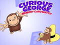Igra Curious George Memory Card Match