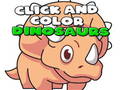 Igra Click And Color Dinosaurs
