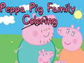 Igra Peppa Pig Family Coloring