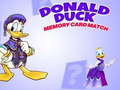 Igra Donald Duck memory card match