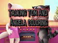 Igra Talking Tom and Angela Coloring