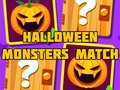 Igra Halloween Monsters Match