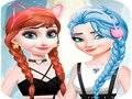 Igra Elsa and Anna Dress Up Makeup 
