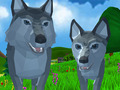 Igra Wolf simulator wild animals 