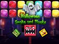Igra Halloween Snake and Blocks