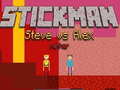 Igra Stickman Steve vs Alex Nether