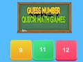 Igra Guess number Quick math games