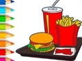 Igra Coloring Book: Hamburger
