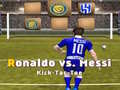 Igra Messi vs Ronaldo Kick Tac Toe