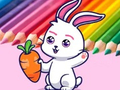Igra Coloring Book: Rabbit Pull Up Carrot