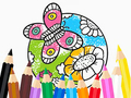 Igra Coloring Book: Butterfly With Flowe
