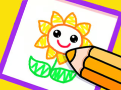 Igra Toddler Drawing: Beautiful Flower