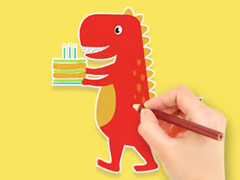 Igra Coloring Book: Dinosaur Birthday