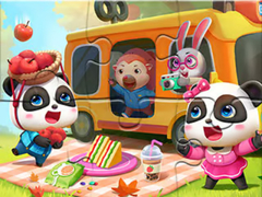 Igra Jigsaw Puzzle: Little Panda Picnic