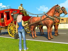 Igra Horse Cart Transport Taxi Game
