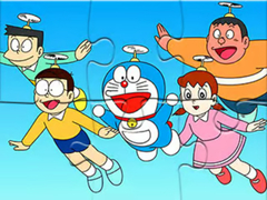 Igra Jigsaw Puzzle: Doraemon Flying