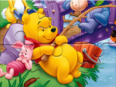 Igra Jigsaw Puzzle: Winnie Fishing