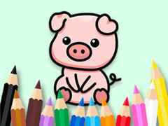 Igra Coloring Book: Cute Pig 2