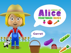 Igra World of Alice Vegetables Names