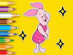 Igra Coloring Book: Piglet With Balloon