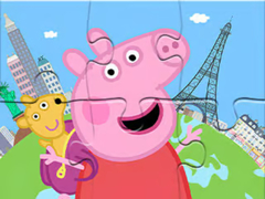 Igra Jigsaw Puzzle: Peppa Travel Around