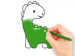 Igra Coloring Book: Lovely Baby Dinosaur