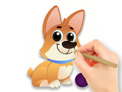 Igra Coloring Book: Dog With Toy