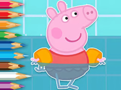 Igra Coloring Book: Peppa Swimming