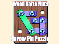 Igra Wood Bolts Nuts Screw Pin Puzzle