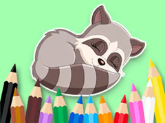 Igra Coloring Book: Baby Raccoon