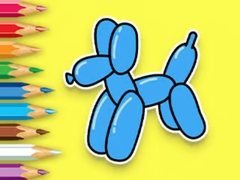 Igra Coloring Book: Balloon Puppy