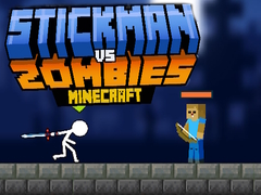 Igra Stickman vs Zombies Minecraft