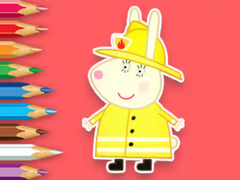 Igra Coloring Book: Rabbit Firefighter