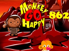 Igra Monkey Go Happy Stage 862