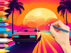 Igra Coloring Book: Sunset Driving