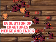 Igra Evolution of Craetures Merge and Click